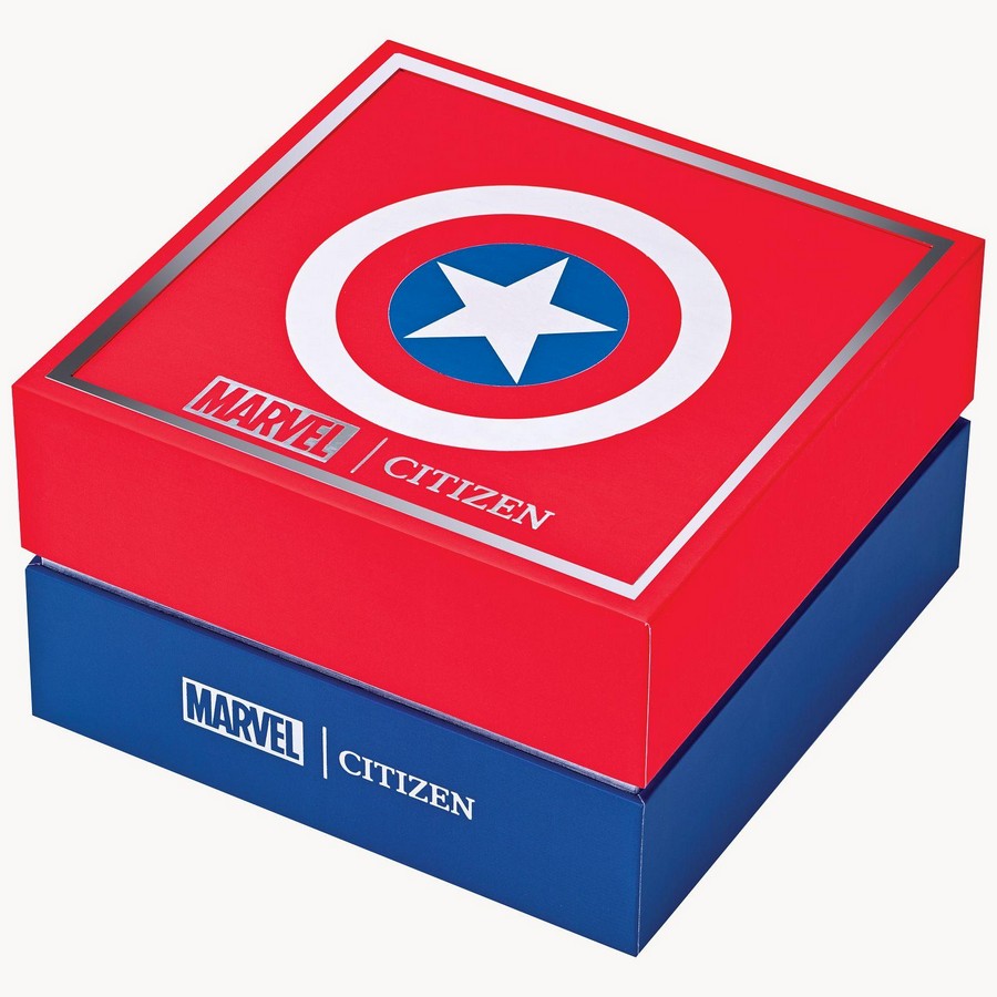 Đồng Hồ Citizen Captain America Nam Xanh Xám