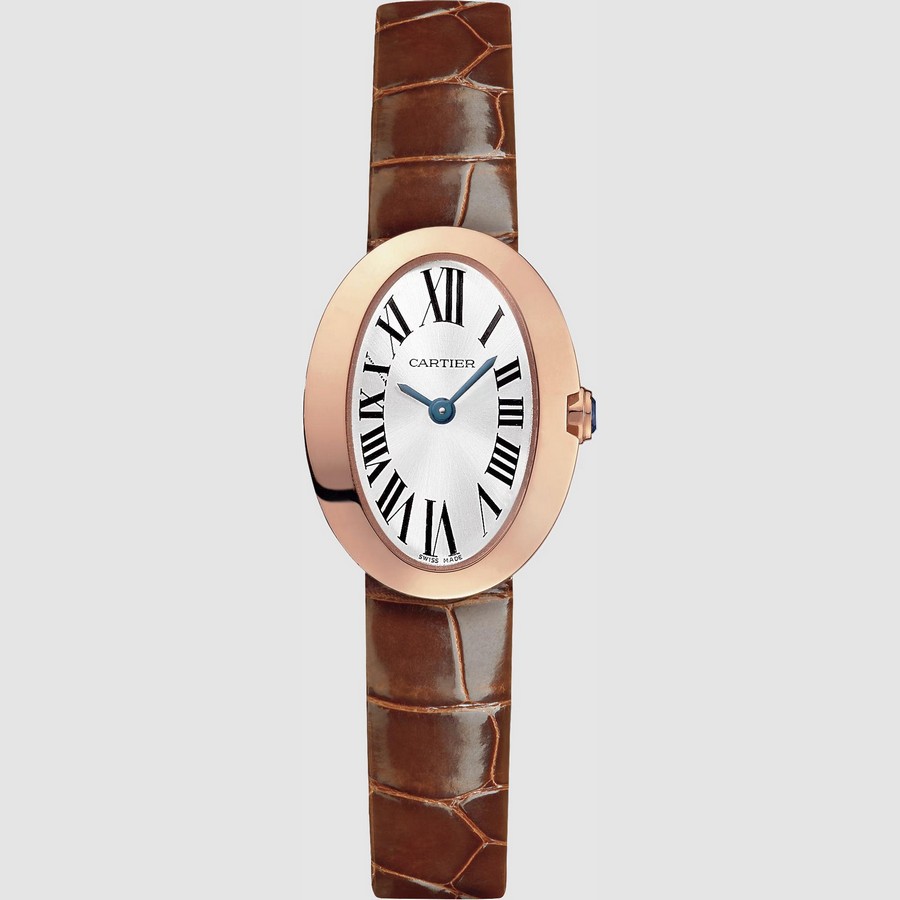 Đồng Hồ Cartier Mini Baignoire Watch Nữ Nâu