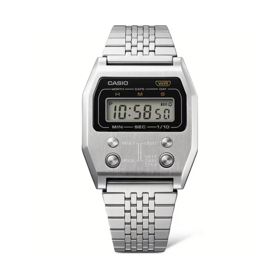 Đồng Hồ Casio A1100D-1 Nam Xám