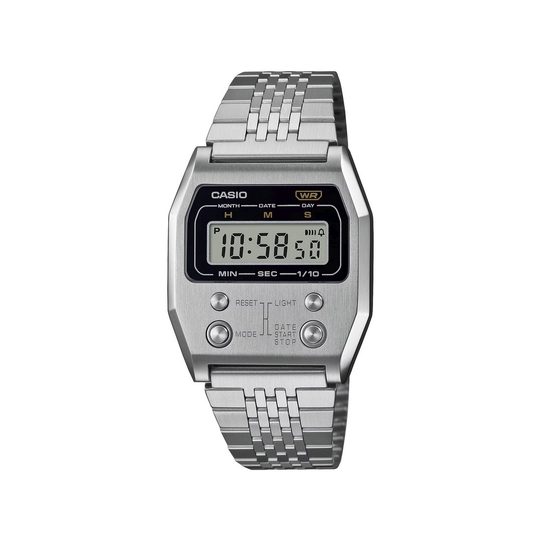 Đồng Hồ Casio A1100D-1 Nam Xám