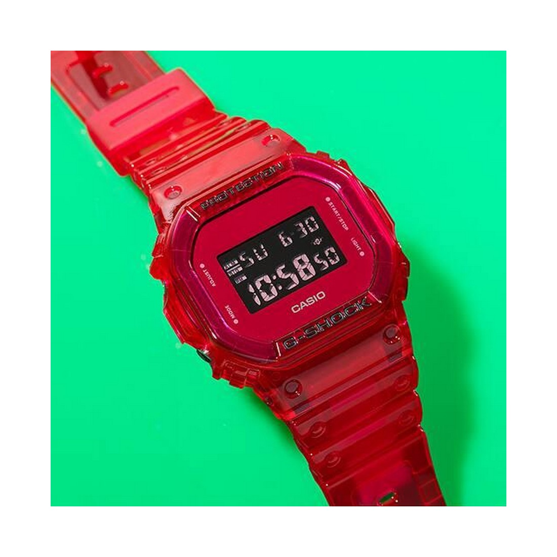 Đồng Hồ Casio Dw-5600Sb-4 Nam Đỏ