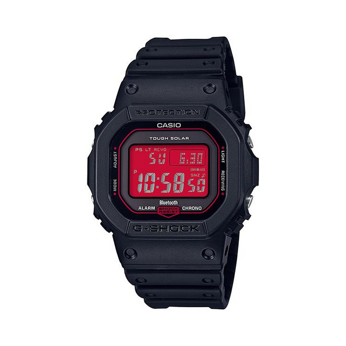 Đồng Hồ Casio Gw-B5600Ar-1 Nam Đen Đỏ