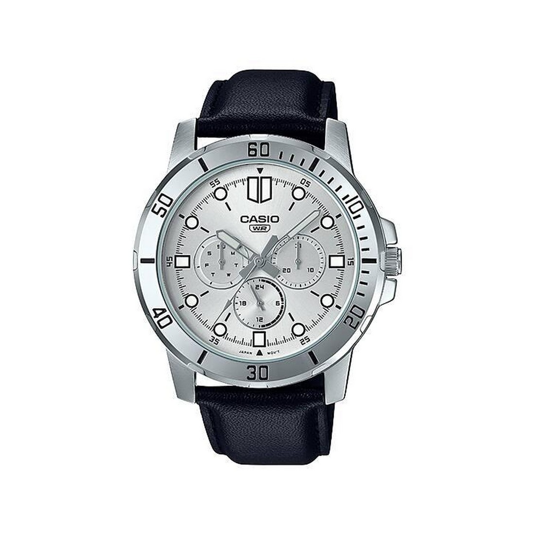 Đồng Hồ Casio Mtp-Vd300L-7E Nam Xám Đen