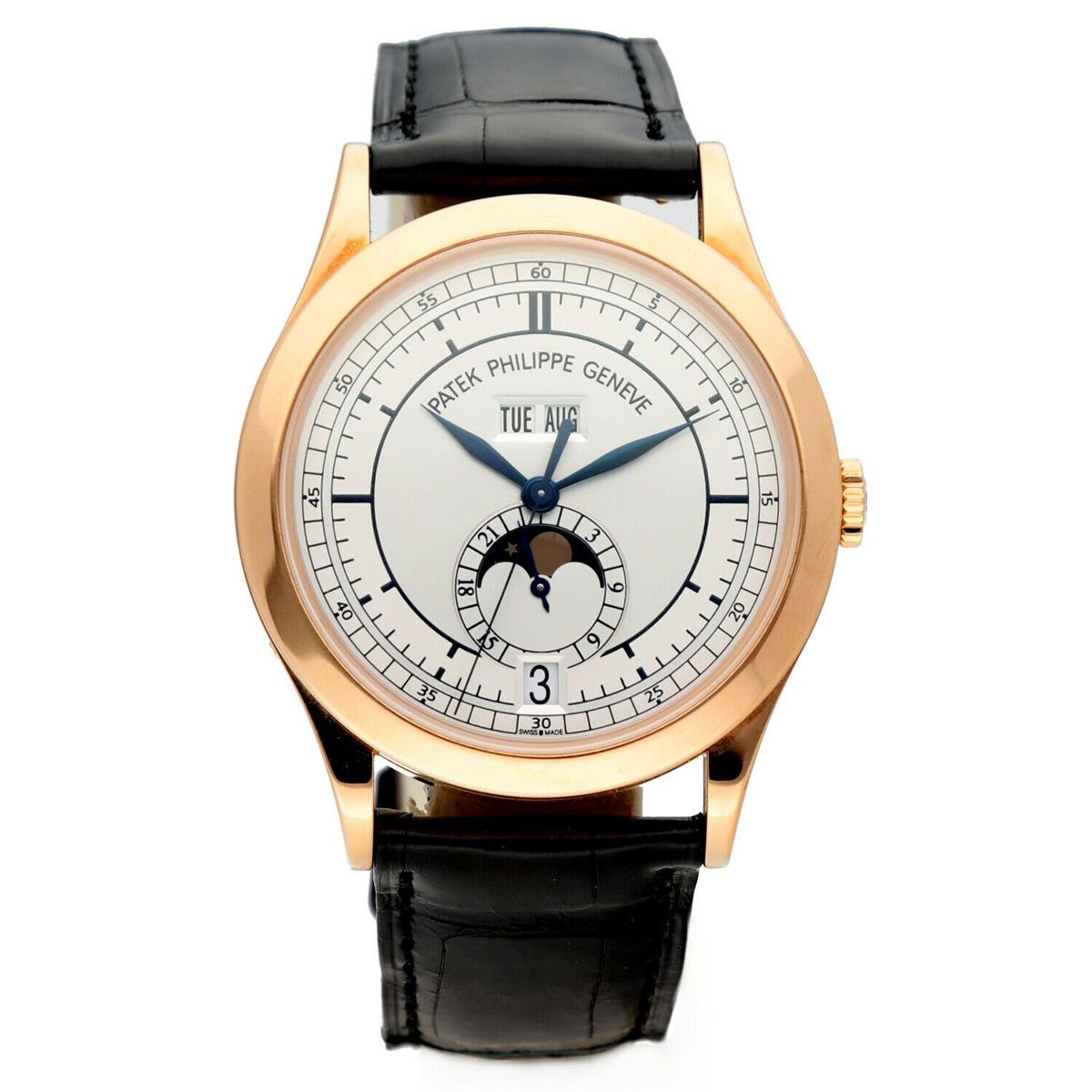 Đồng Hồ Patek Philippe Complications 5396R-001 38mm Nam Trắng Vàng Đen