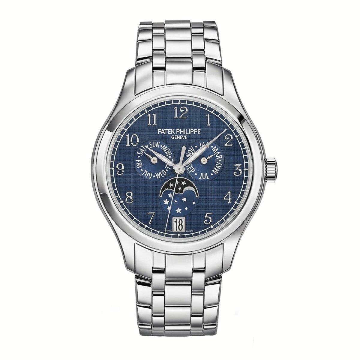 Đồng Hồ Patek Philippe Complications 4947/1A-001 36mm Nam Xám Xanh