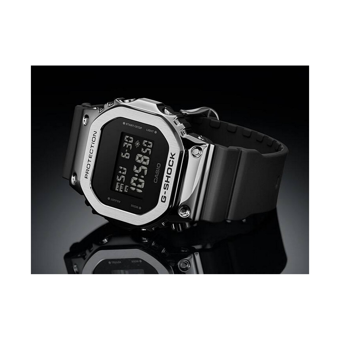 Đồng Hồ Casio Gm-5600-1 Nam Đen Xám