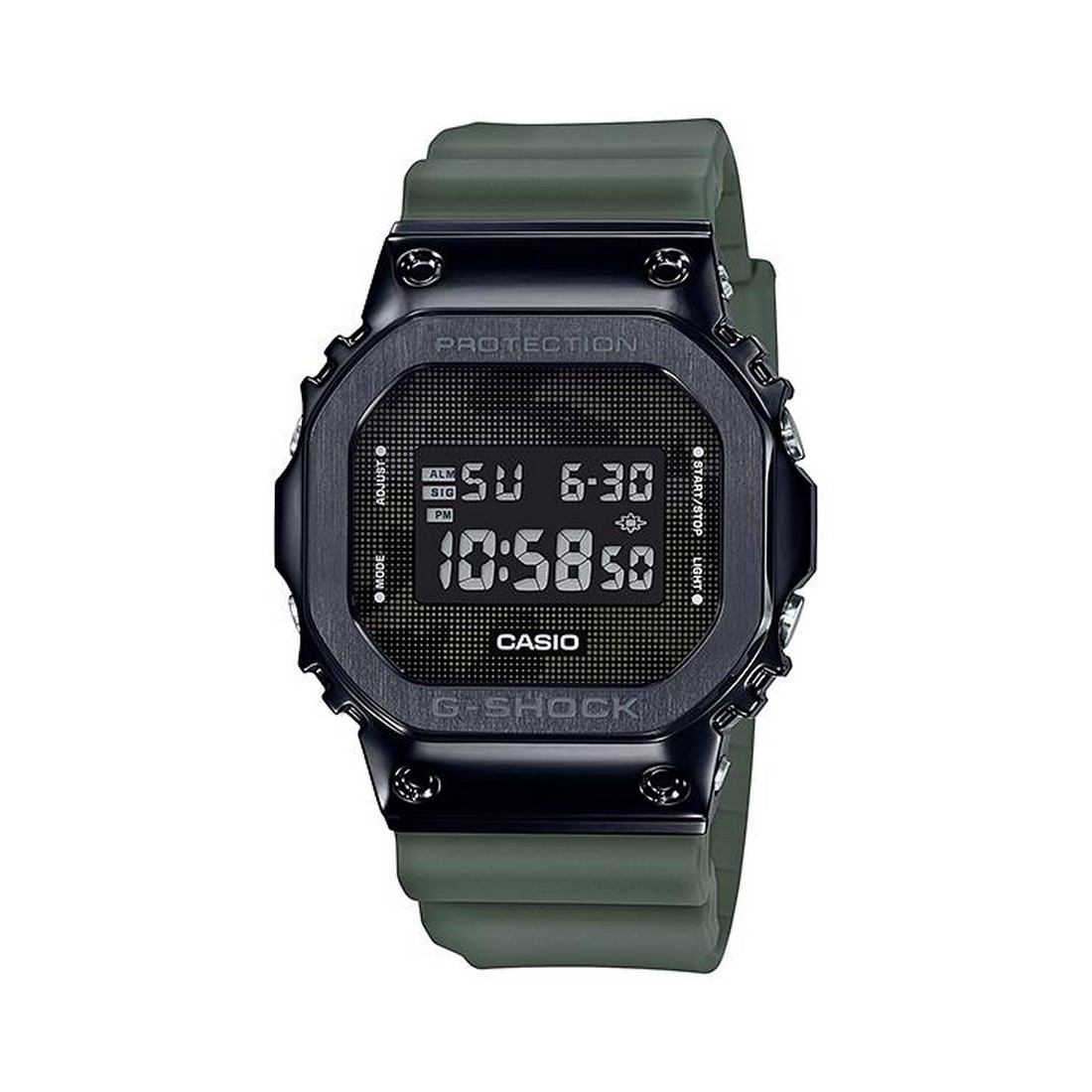 Đồng Hồ Casio Gm-5600B-3 Nam Đen Xanh Rêu