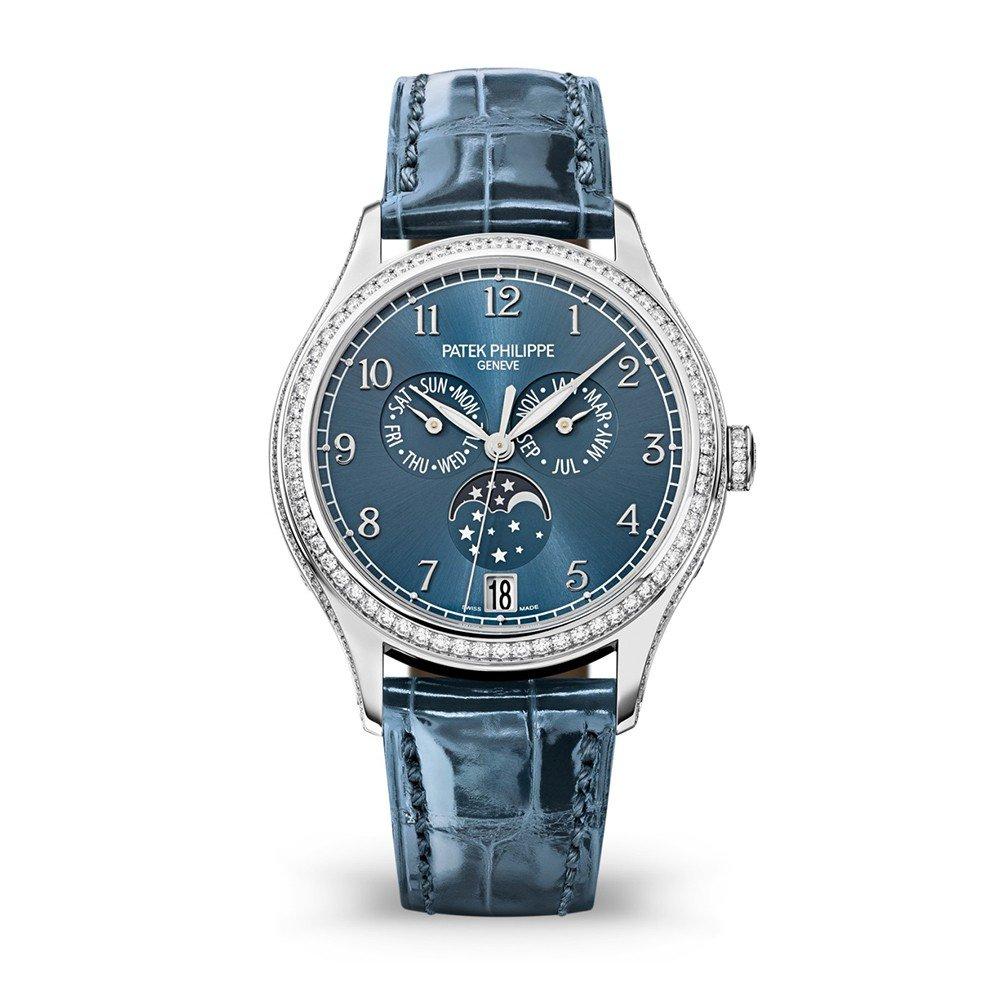 Đồng Hồ Patek Philippe Complications 4947G-001 38mm Nữ Xanh Xám