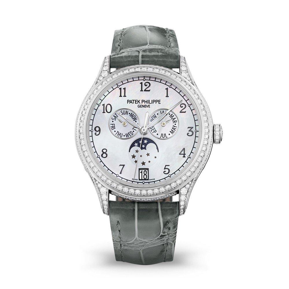 Đồng Hồ Patek Philippe Complications 4948G-010 38mm Nữ Xám Trắng