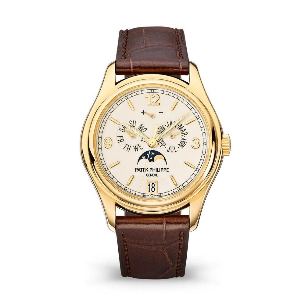 Đồng Hồ Patek Philippe Complications 5146J-001 39mm Nam Vàng Nâu