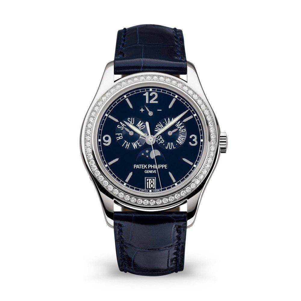 Đồng Hồ Patek Philippe Complications 5147G-001 39mm Nam Xanh Xám