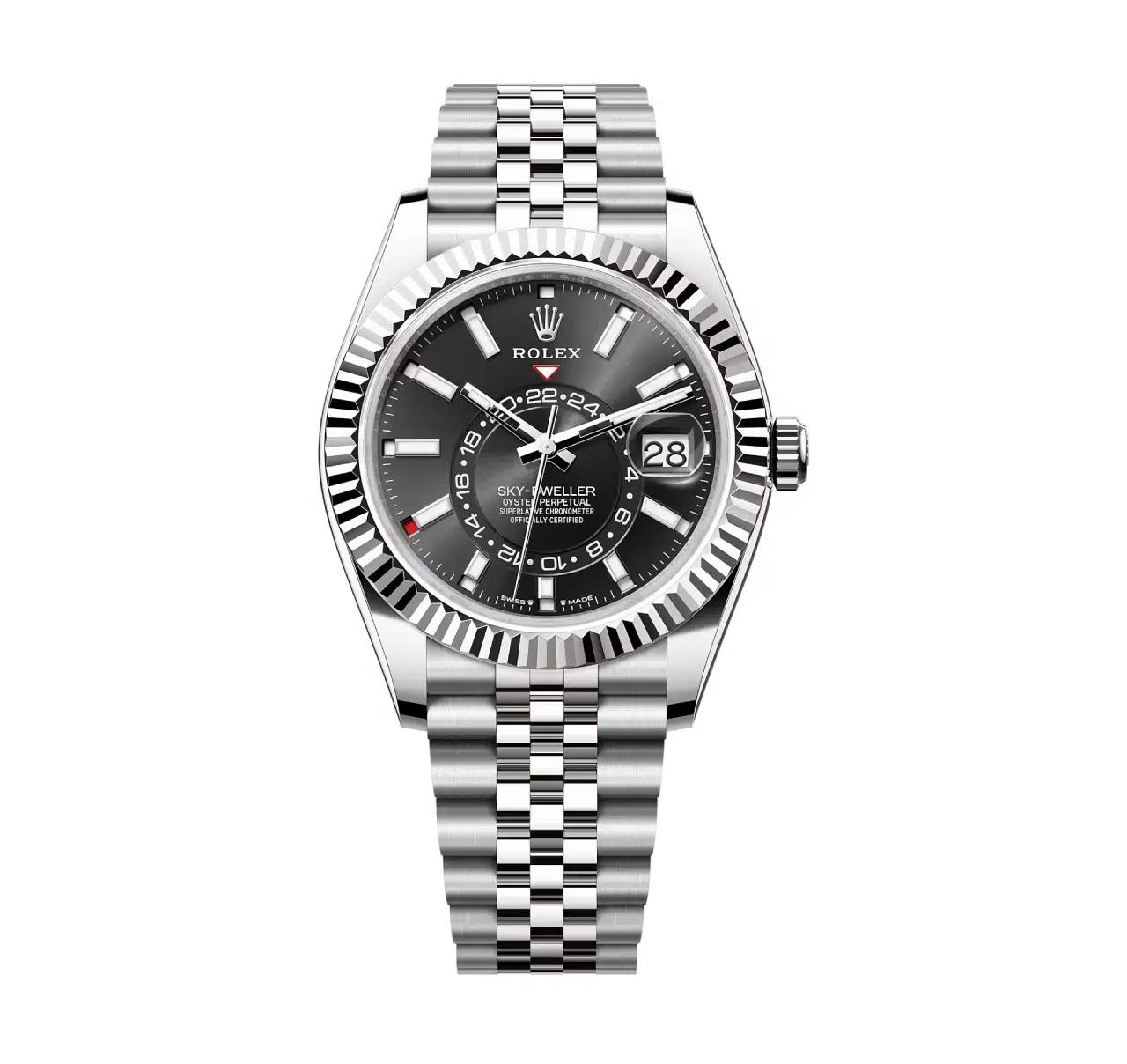 Đồng Hồ Rolex Sky-Dweller 336934-008 42mm Nam Đen Xám