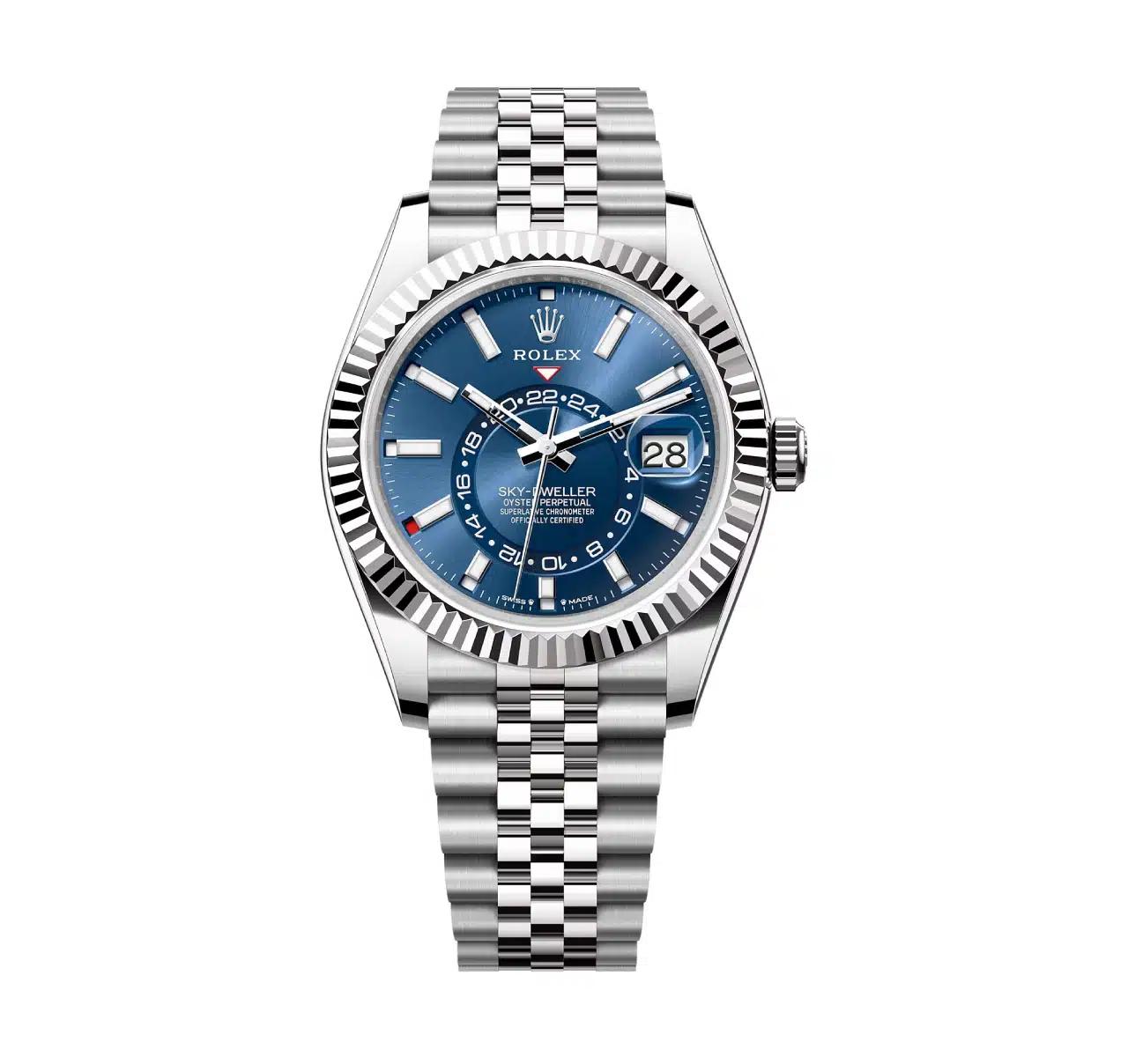 Đồng Hồ Rolex Sky-Dweller 336934-006 42mm Nam Xanh Xám