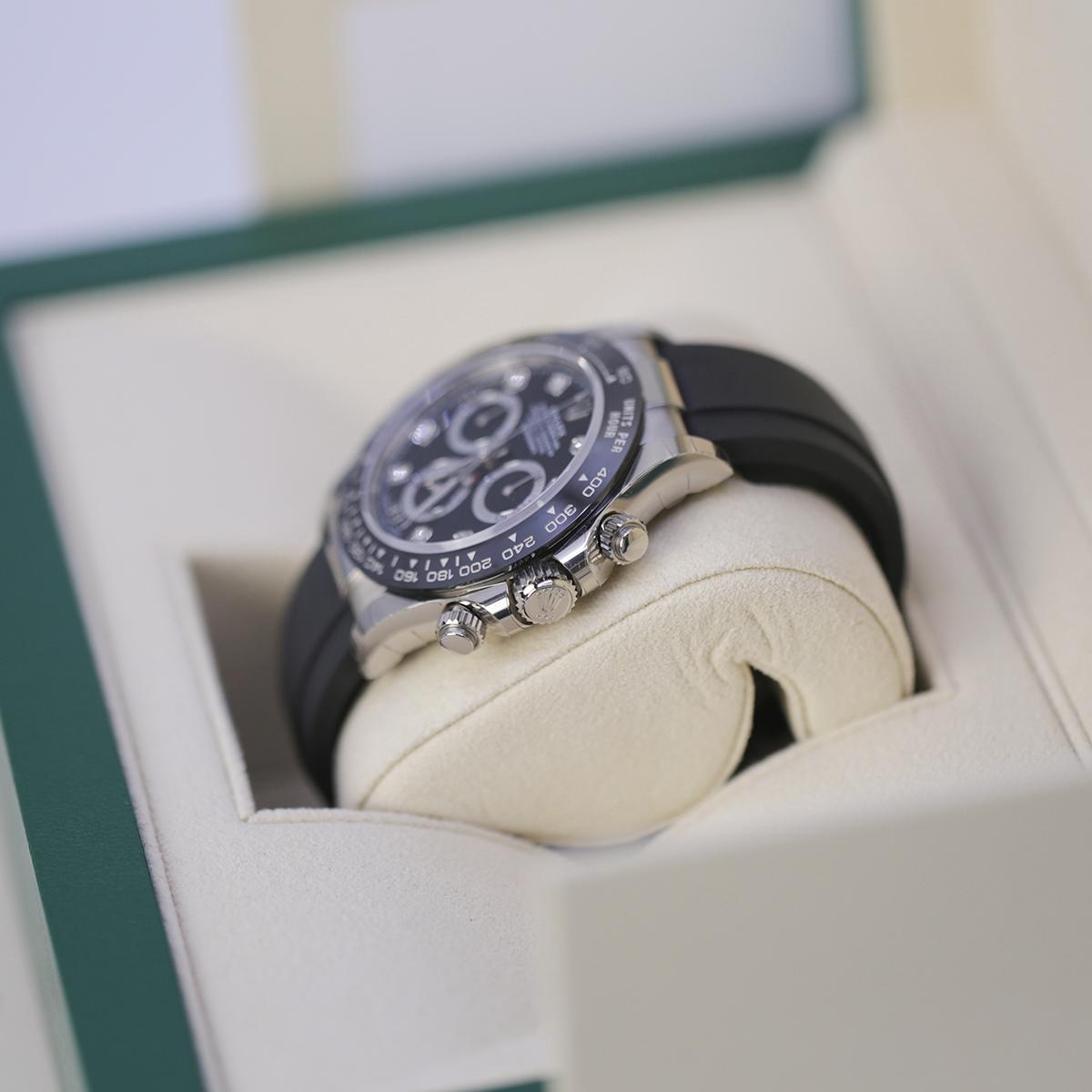 Đồng Hồ Rolex Cosmograph Daytona 116519Ln Diamond Dial 40mm Nam Đen Xám