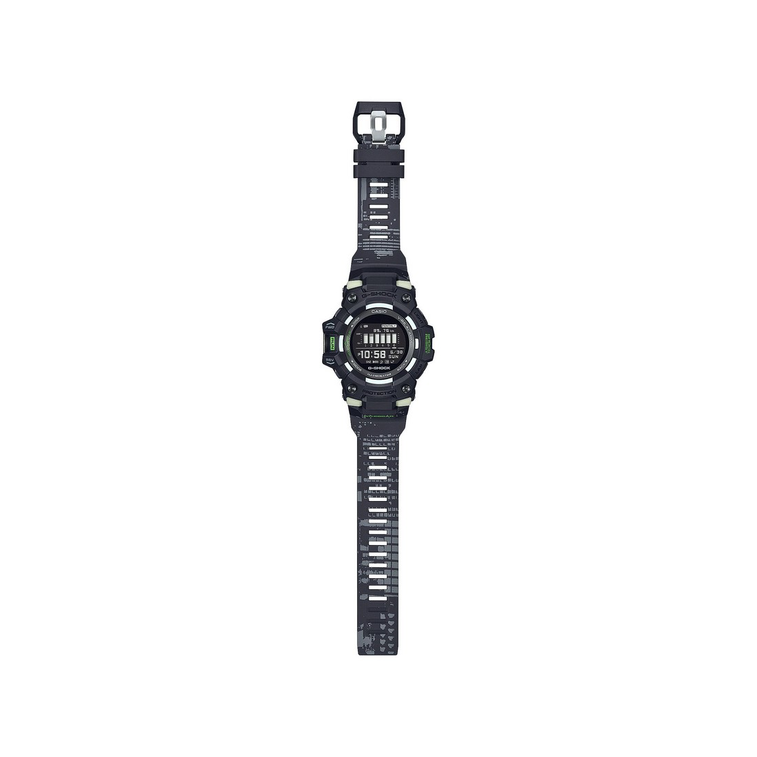 Đồng Hồ Casio Gbd-100Lm-1 Nam Đen Trắng