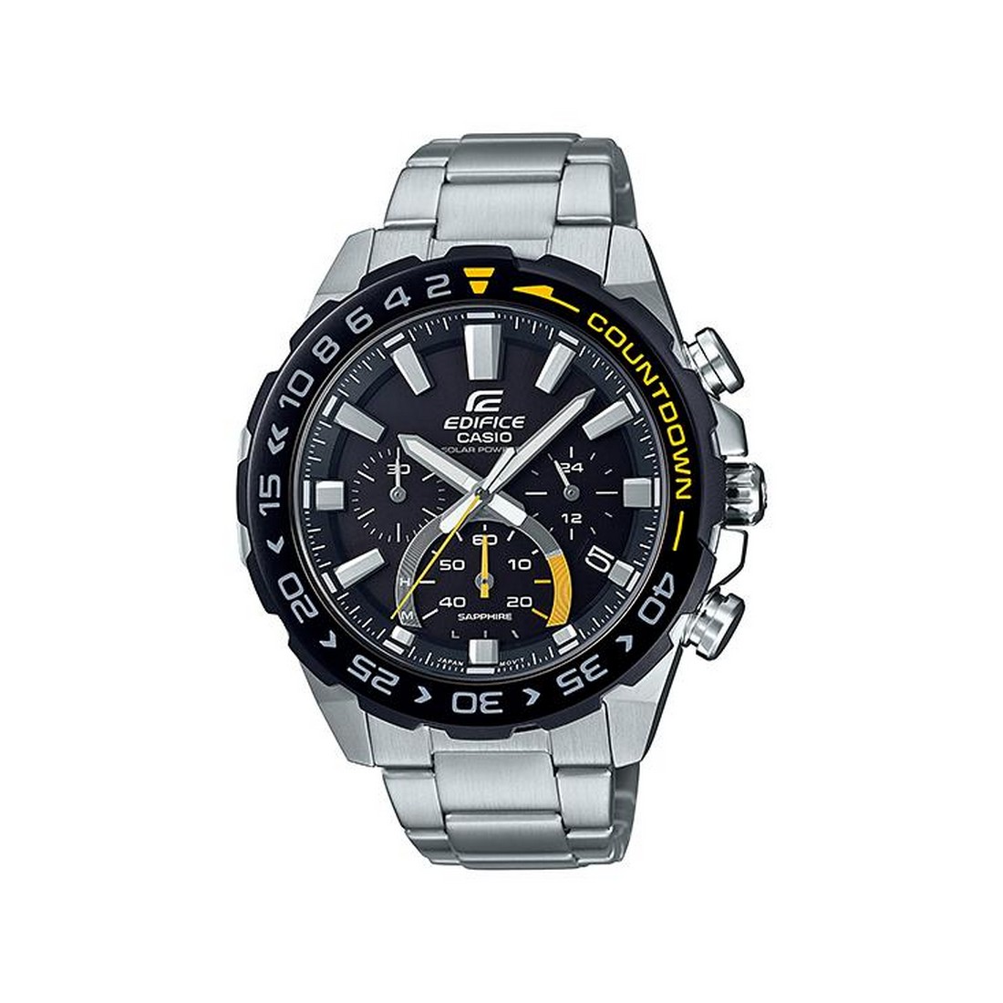 Đồng Hồ Casio Efs-S550Db-1Av Nam Xám Đen Vàng