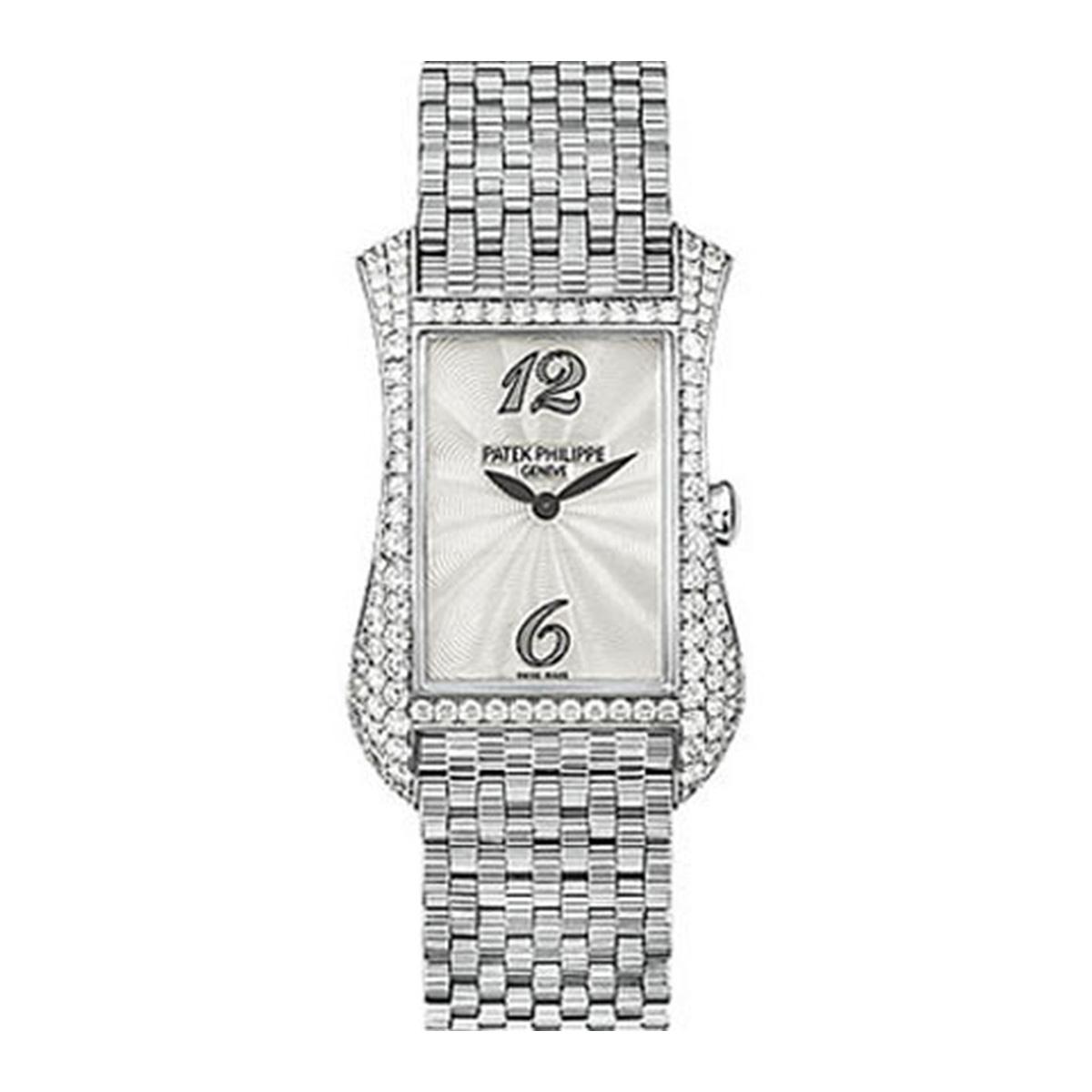 Đồng Hồ Patek Philippe Gondolo 4972/1G-001 27.4×39.7mm Nữ Xám Trắng