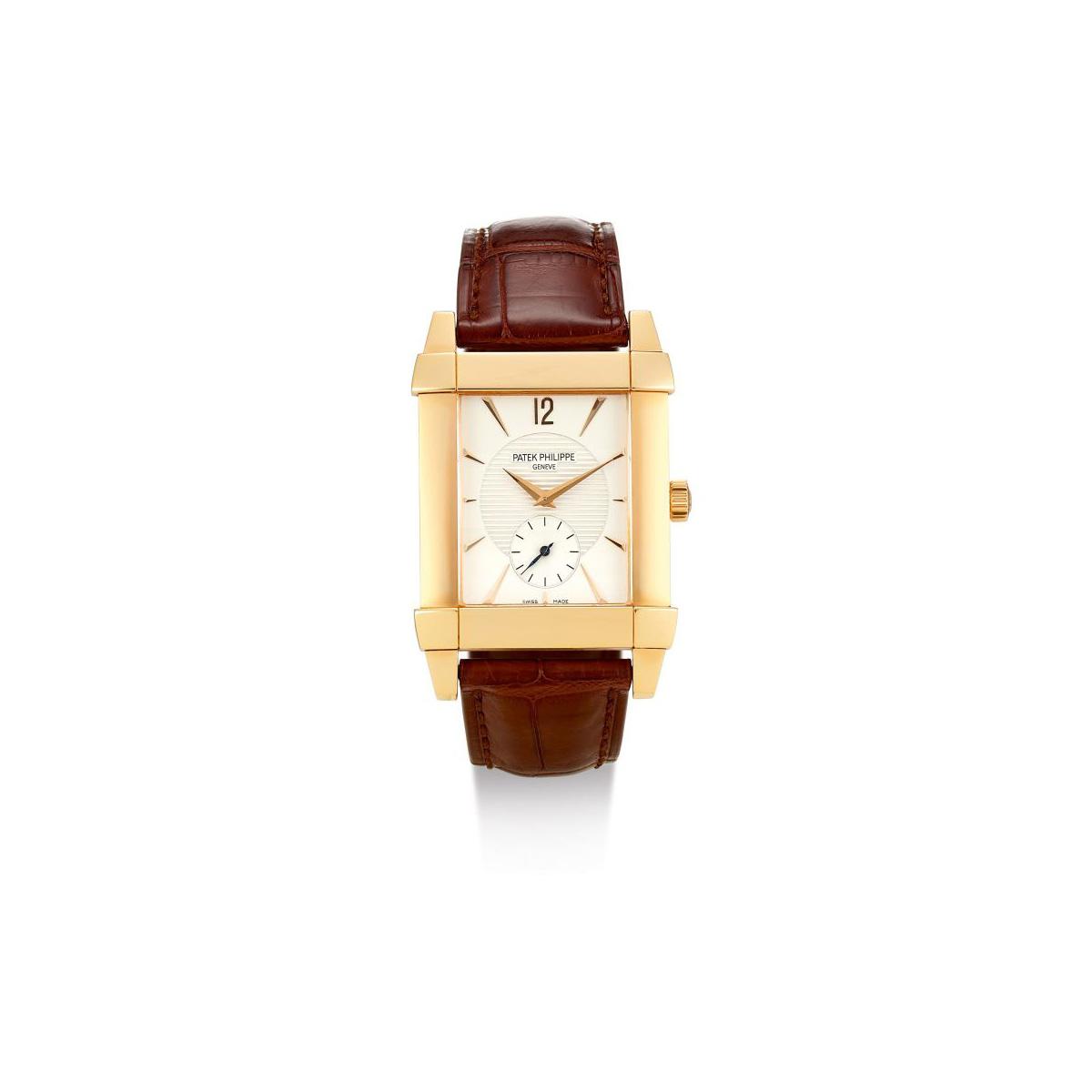 Đồng Hồ Patek Philippe Gondolo 5111J 30×47mm Nam Vàng Nâu