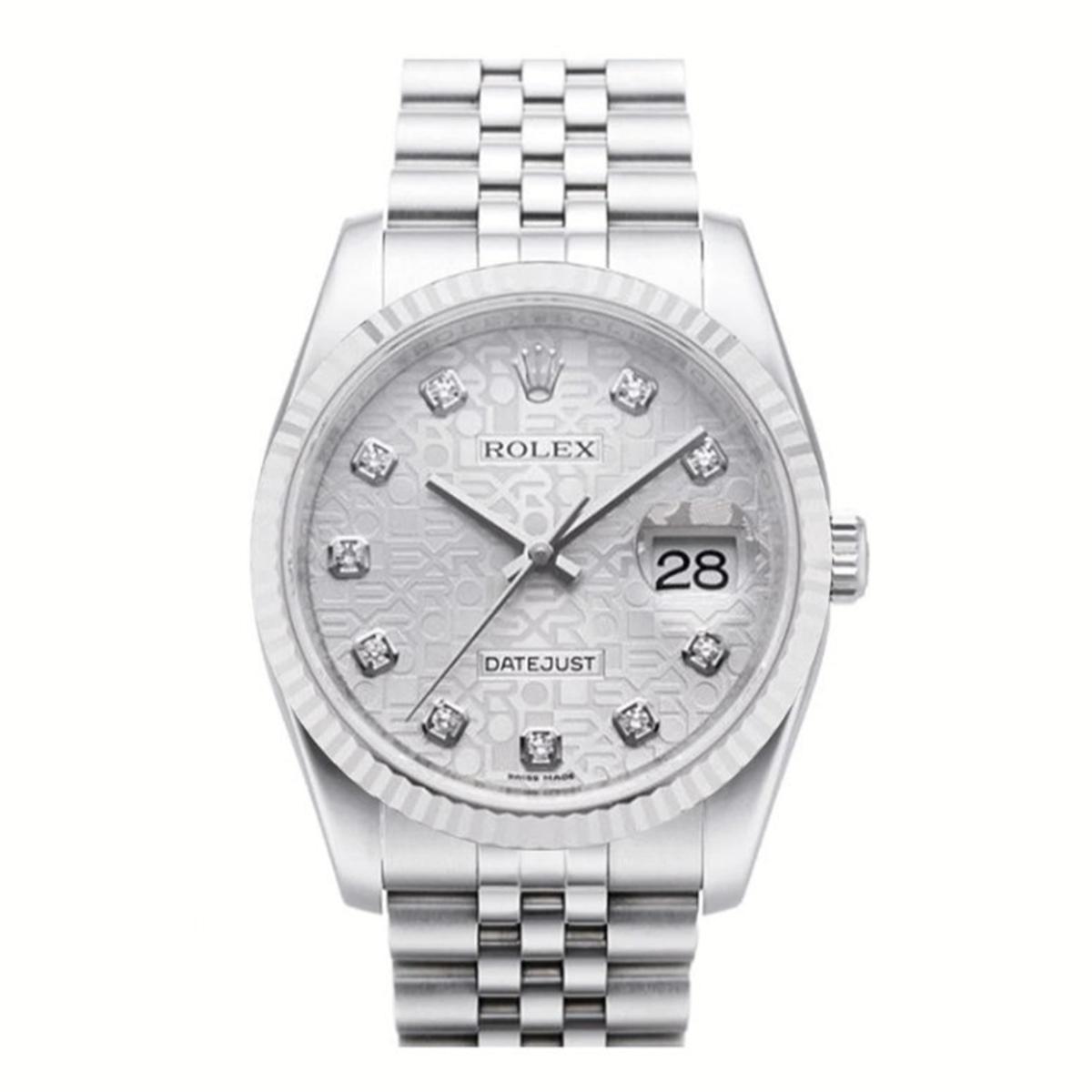 Đồng Hồ Rolex Datejust 116234 36mm Nam Xám