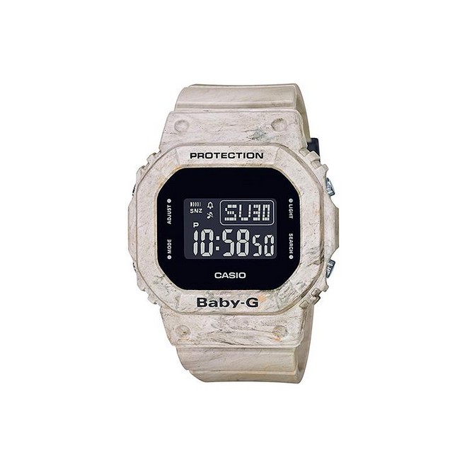 Đồng Hồ Casio Bgd-560Wm-5 Nữ Trắng Đen