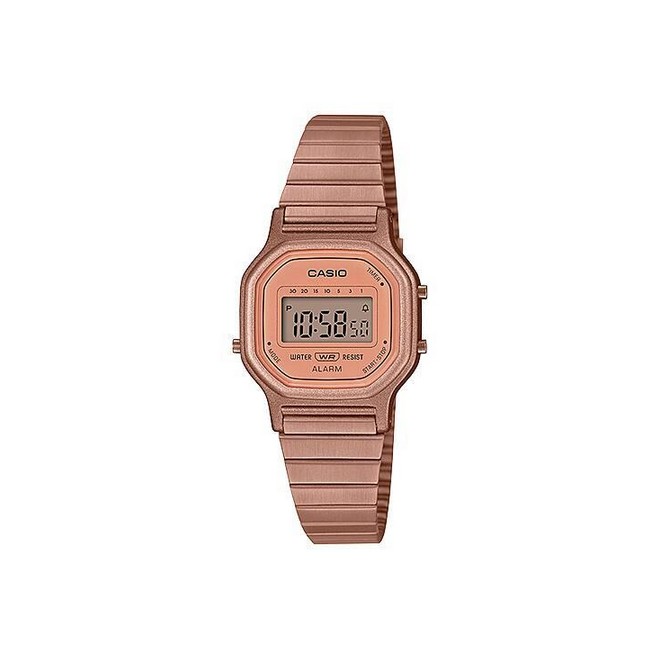 Đồng Hồ Casio La-11Wr-5A Nữ Nâu Đồng