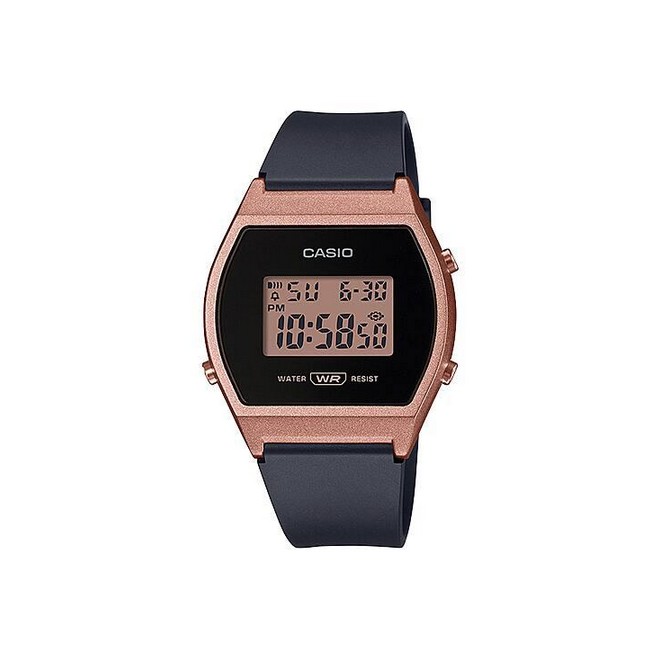 Đồng Hồ Casio Lw-204-1A Nữ Đen Nâu