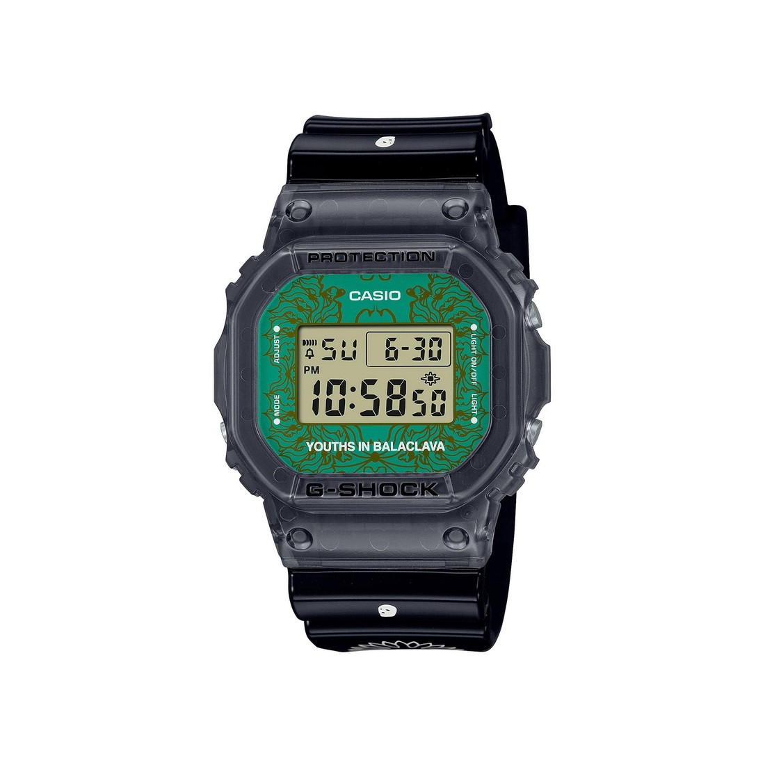 Đồng Hồ Casio Dw-5600Yib23-8 Nam Đen Xanh Lá