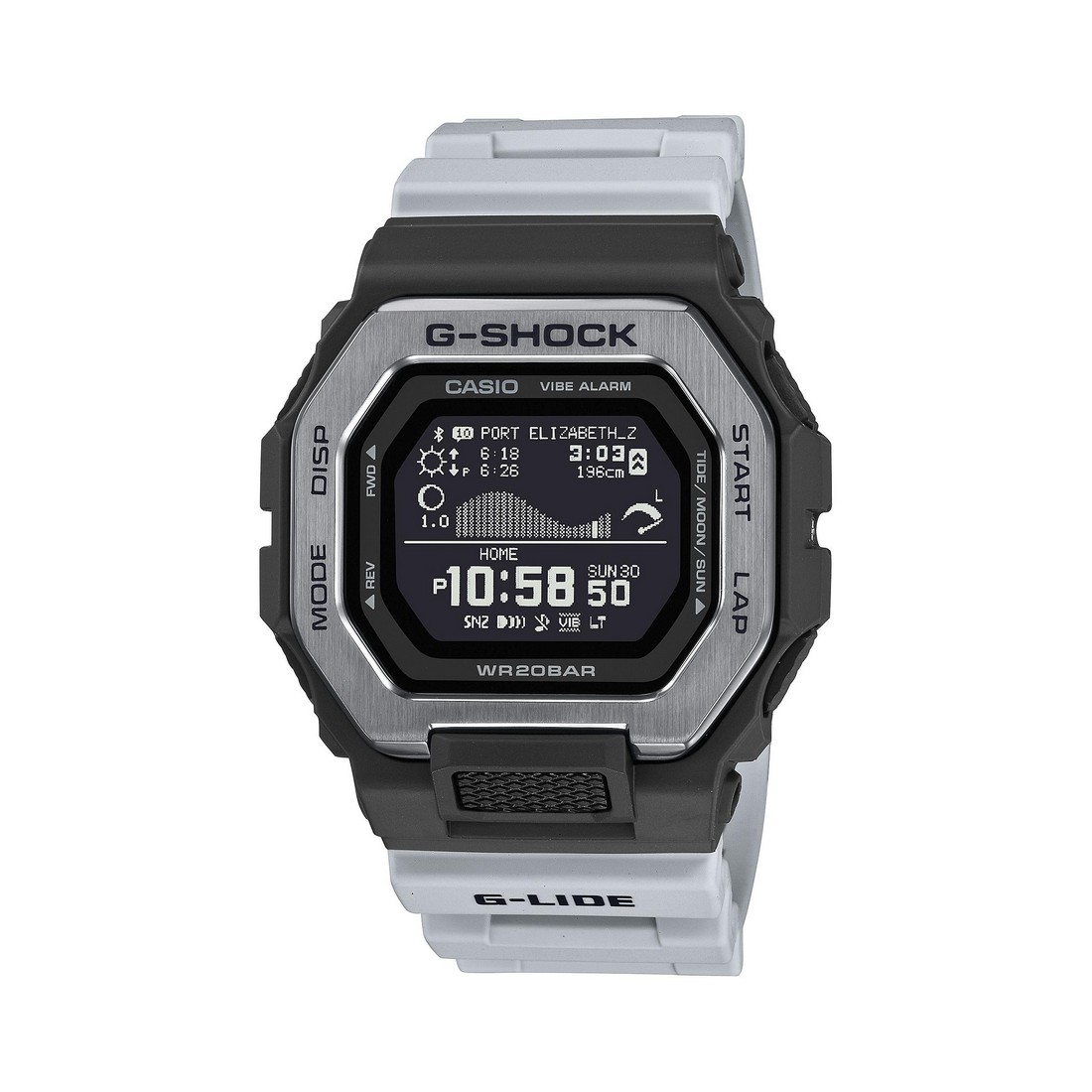 Đồng Hồ Casio Gbx-100Tt-8 Nam Đen Xám