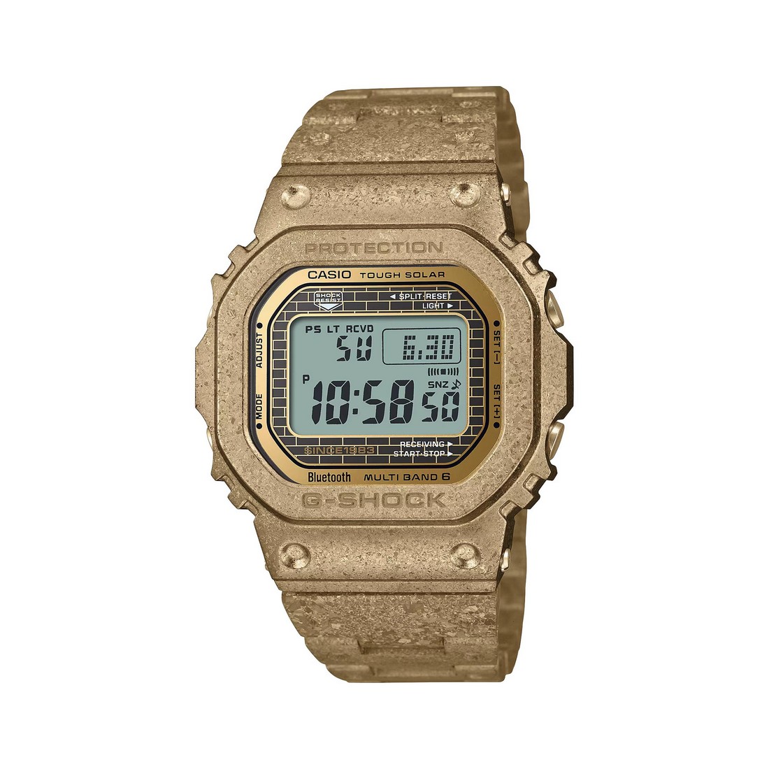 Đồng Hồ Casio Gmw-B5000Pg-9 Nam Xám Vàng