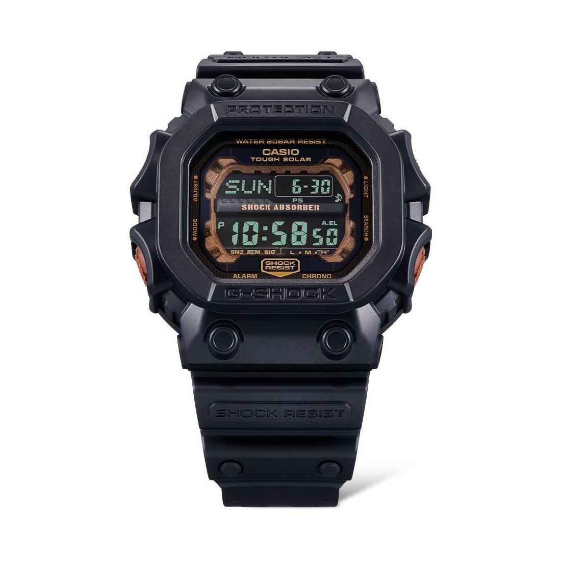 Đồng Hồ Casio Gx-56Rc-1 Nam Đen Nâu Đồng