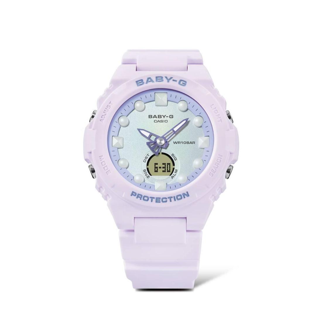 Đồng Hồ Casio Bga-320Fh-4A Nữ Tím Nhạt