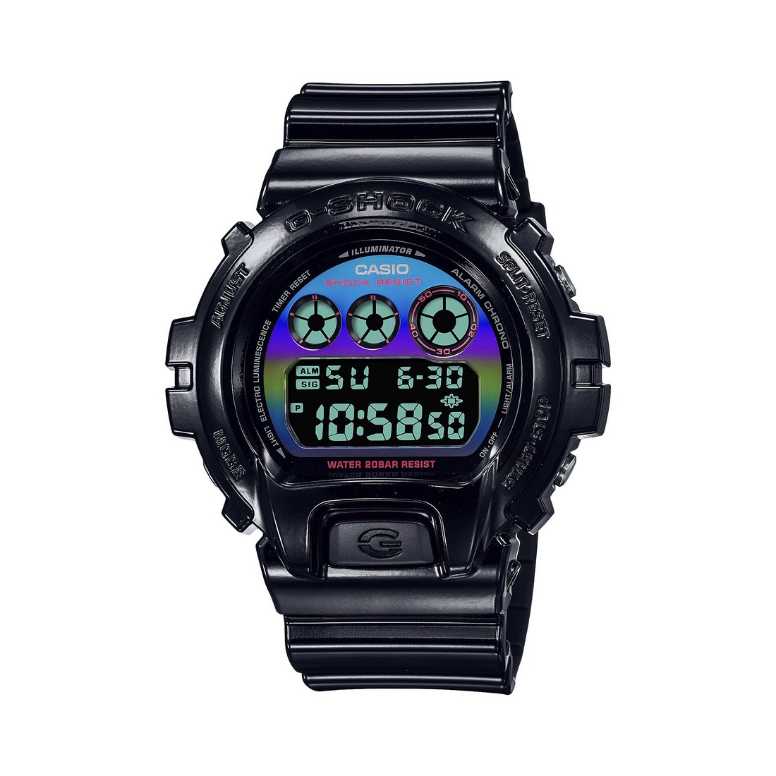 Đồng Hồ Casio Dw-6900Rgb-1 Nam Đen Rgb