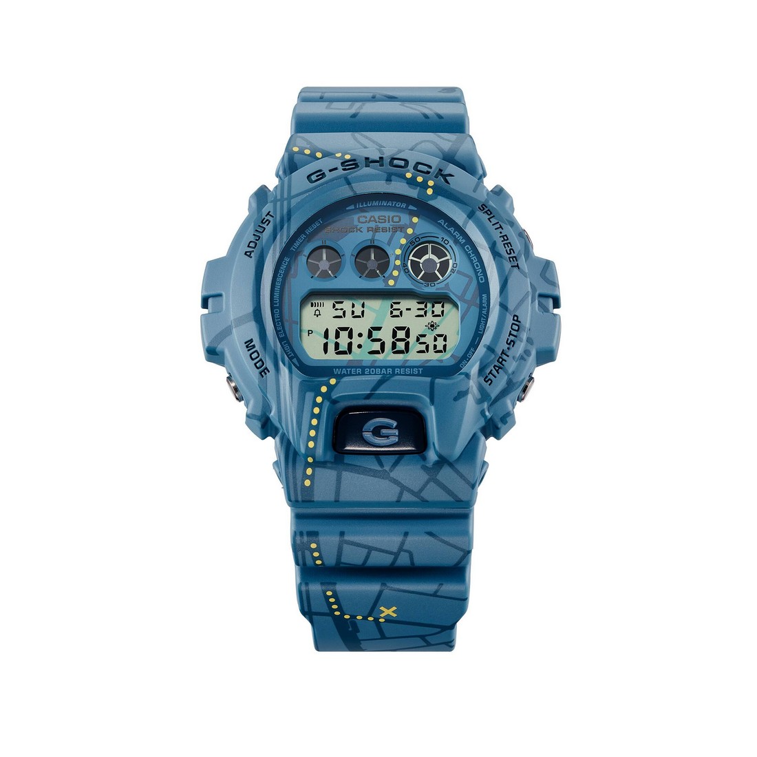 Đồng Hồ Casio Dw-6900Sby-2 Nam Xanh Dương