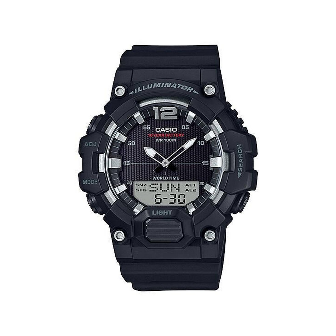 Đồng Hồ Casio Hdc-700-1Av Nam Đen Xám