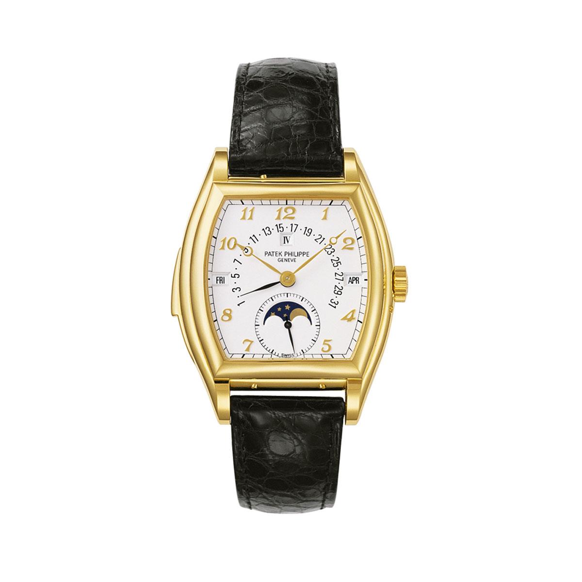 Đồng Hồ Patek Philippe Grand Complications 5013J-001 46.4×36mm Nam Trắng Vàng Đen