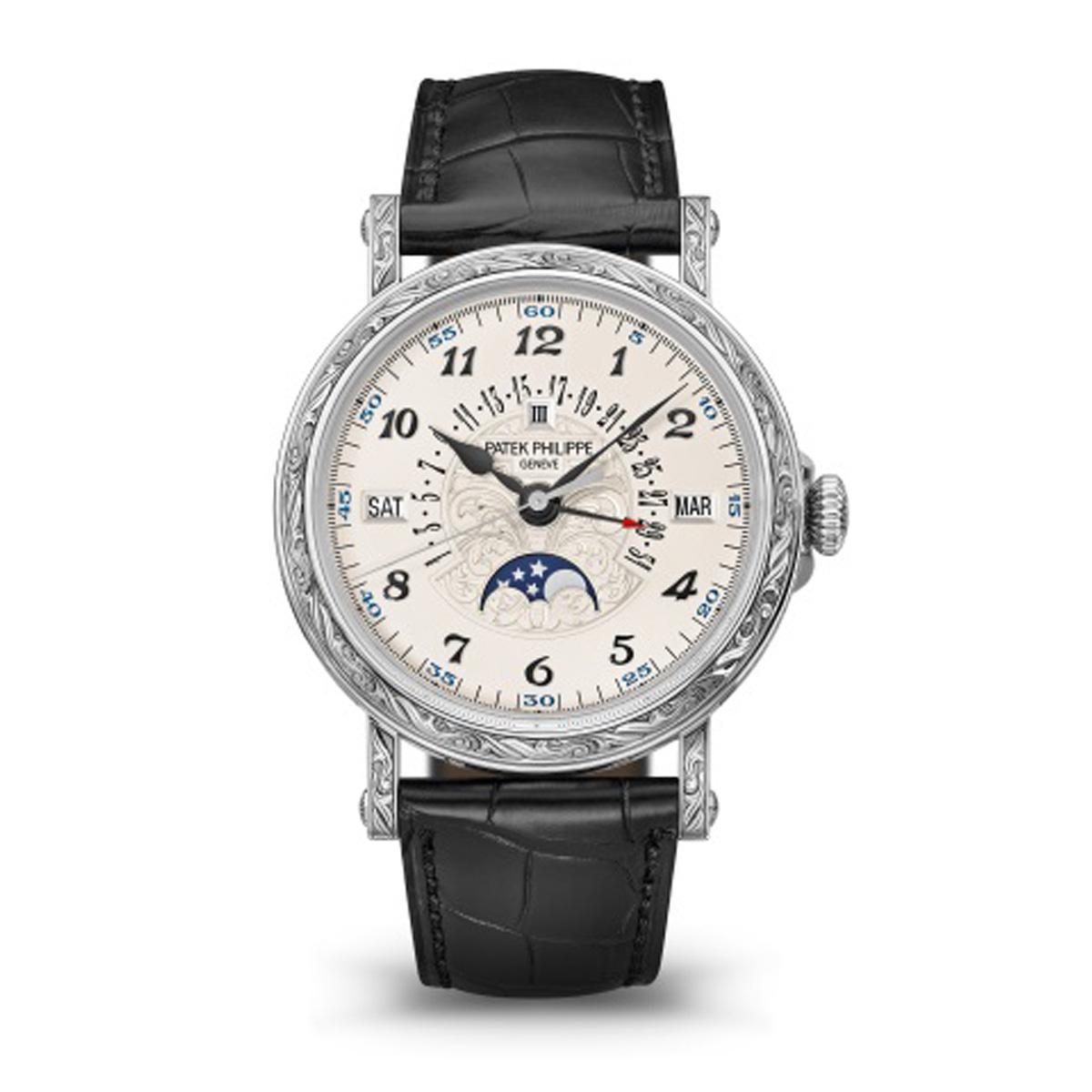 Đồng Hồ Patek Philippe Grand Complications 5160/500G 38mm Nam Trắng Đen