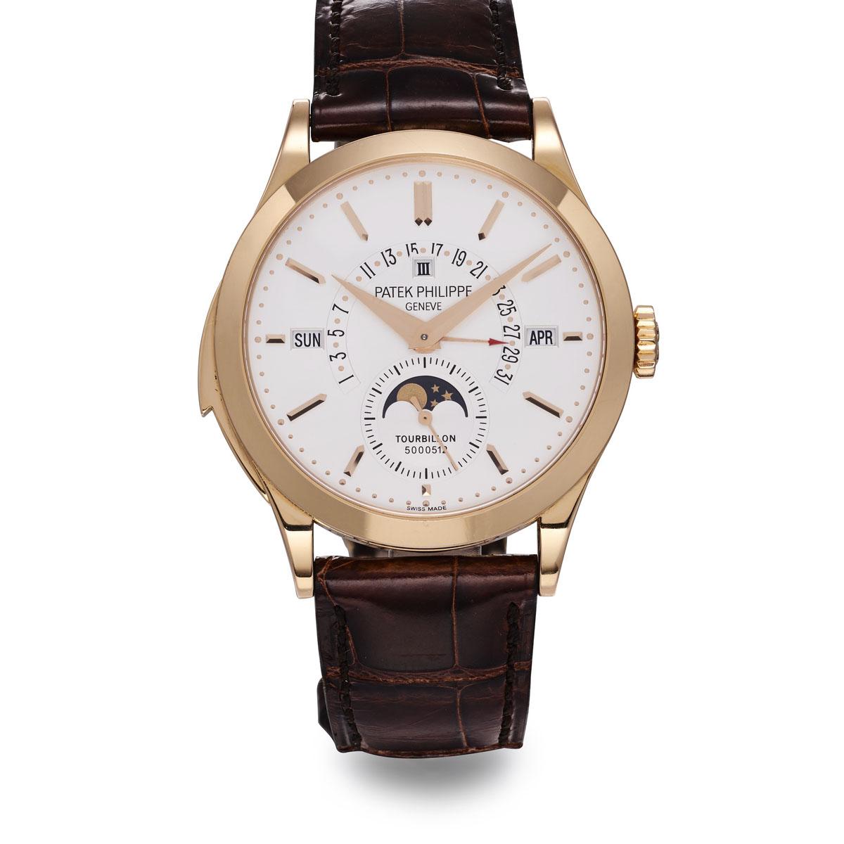 Đồng Hồ Patek Philippe Grand Complications 5216R 39.5mm Nam Trắng Vàng Nâu