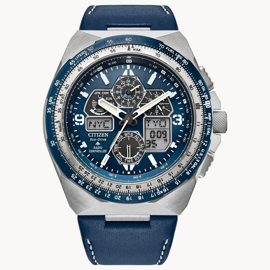 Đồng Hồ Citizen Promaster Skyhawk A-T Nam Xanh Xám