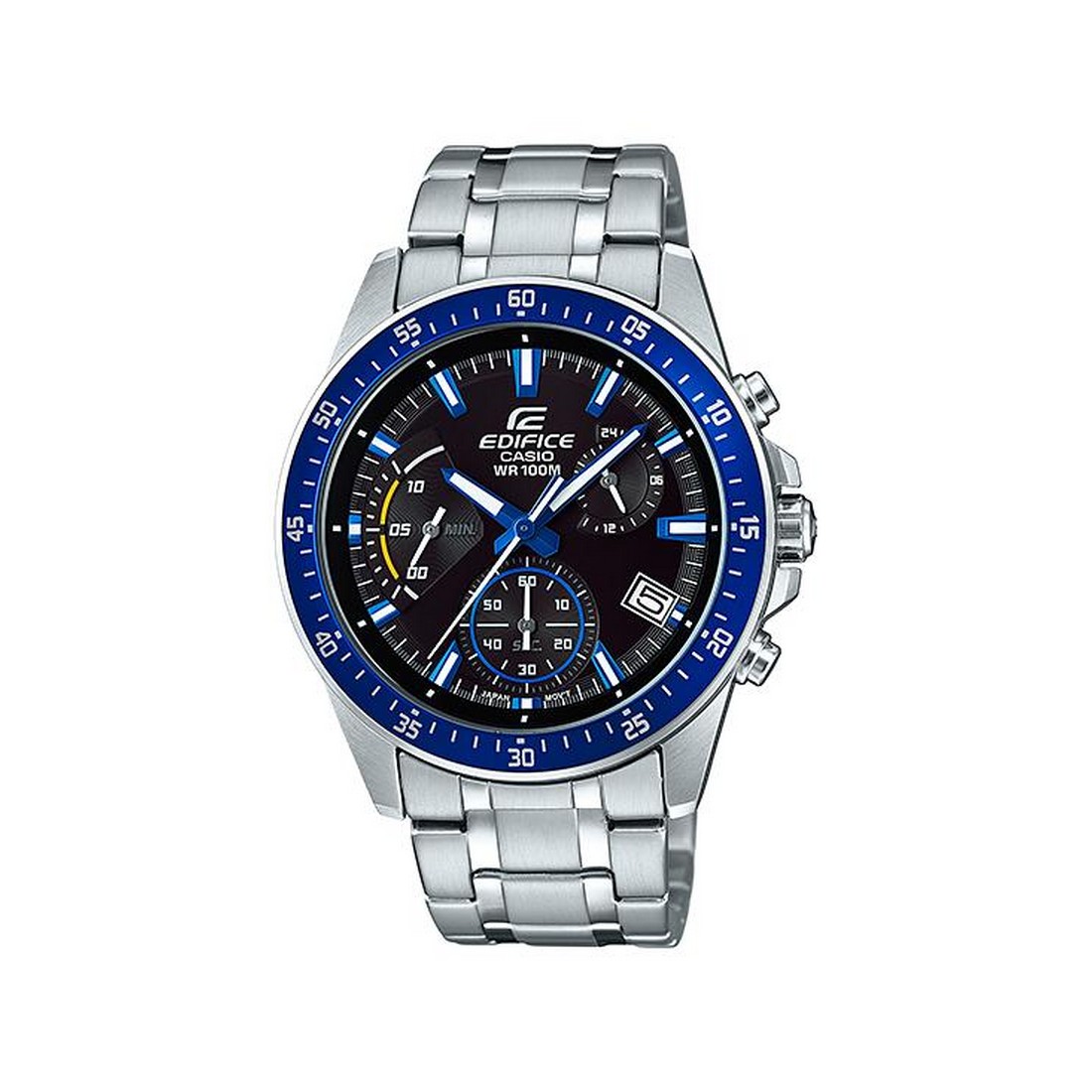 Đồng Hồ Casio Efv-540D-1A2V Nam Đen Xám Xanh