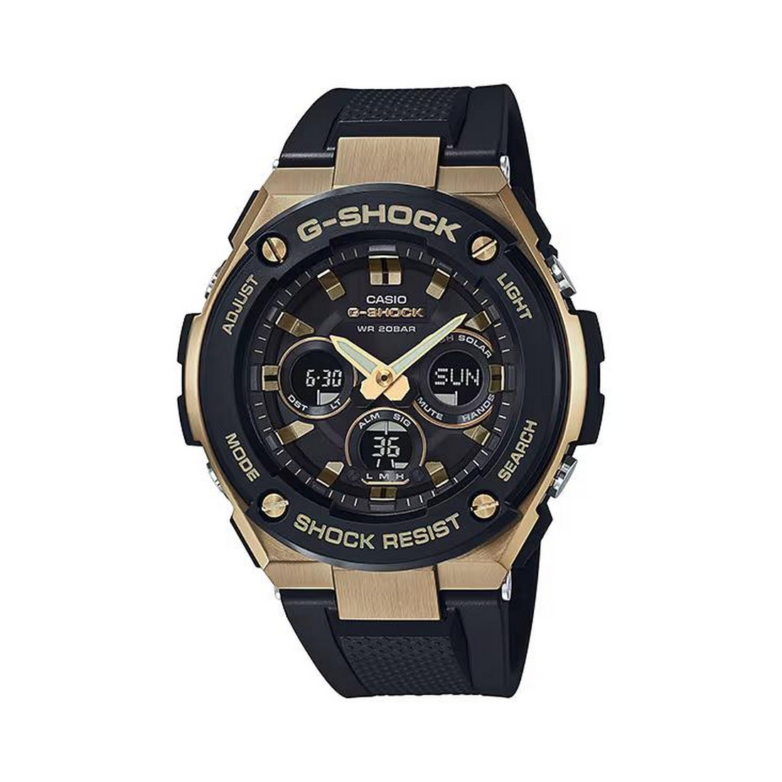 Đồng Hồ Casio Gst-S300G-1A9 Nam Đen Vàng