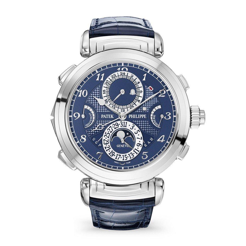 Đồng Hồ Patek Philippe Grand Complications 6300G-010 47.7mm Nam Xanh Xám