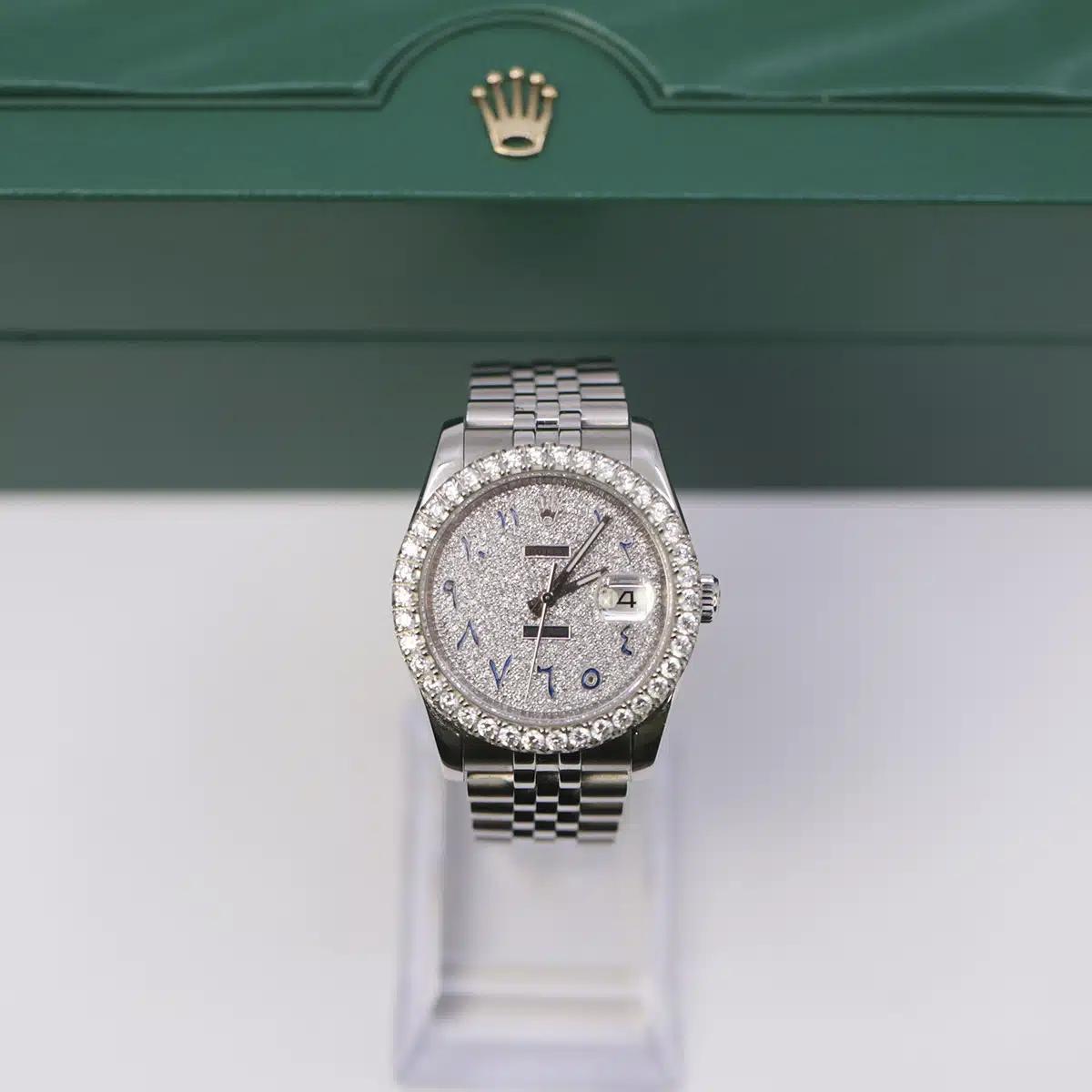 Đồng Hồ Rolex Datejust 116234 36mm Nữ Xám