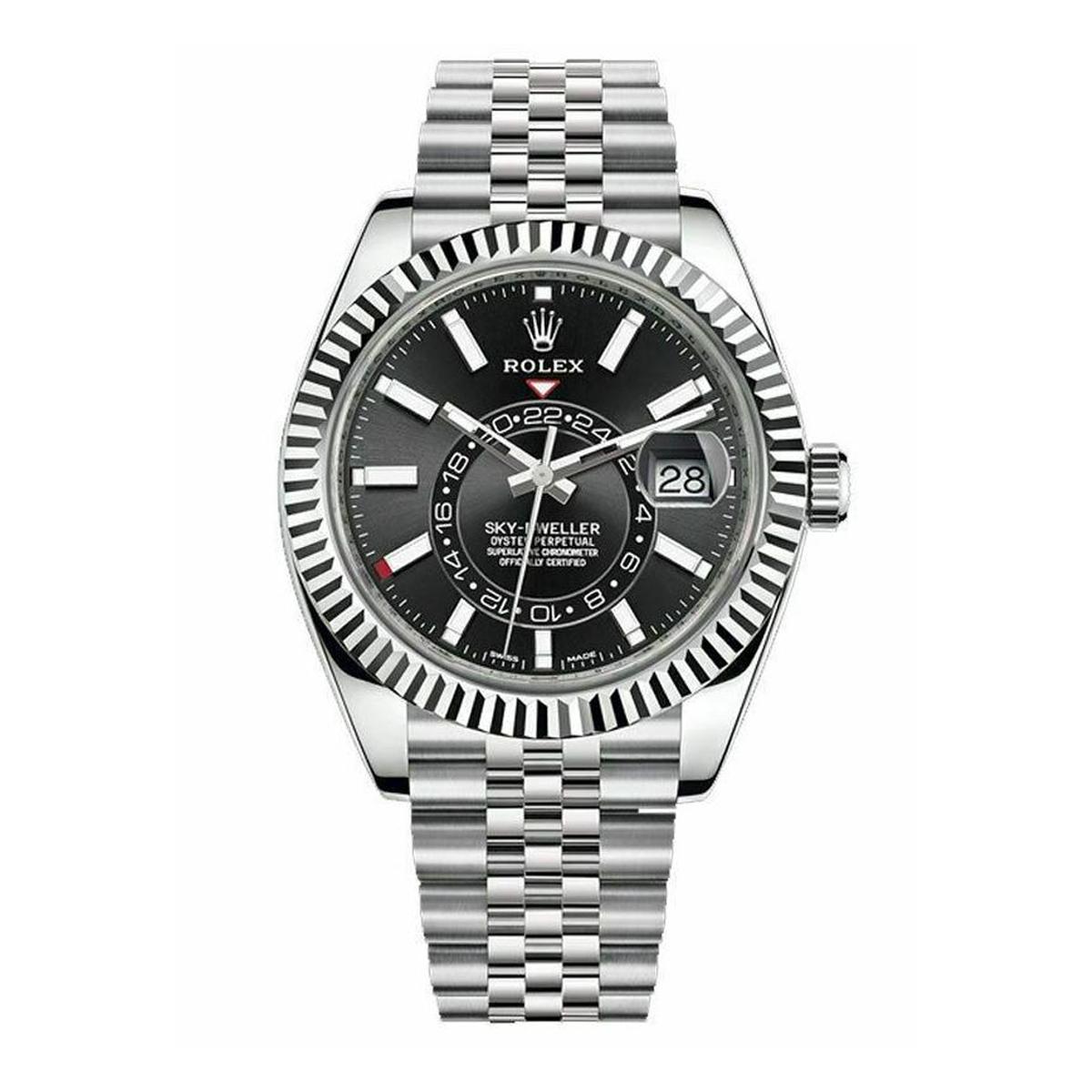 Đồng Hồ Rolex Sky-Dweller 326934 42mm Nam Đen Xám