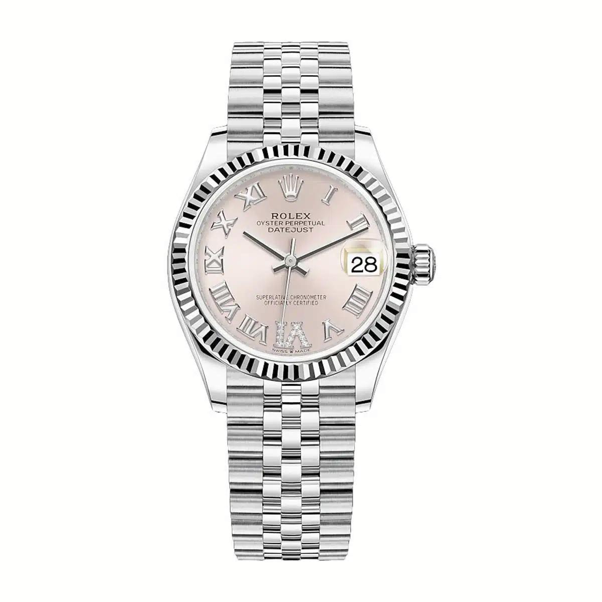 Đồng Hồ Rolex Datejust 278274-0024 31mm Nữ Hồng Xám