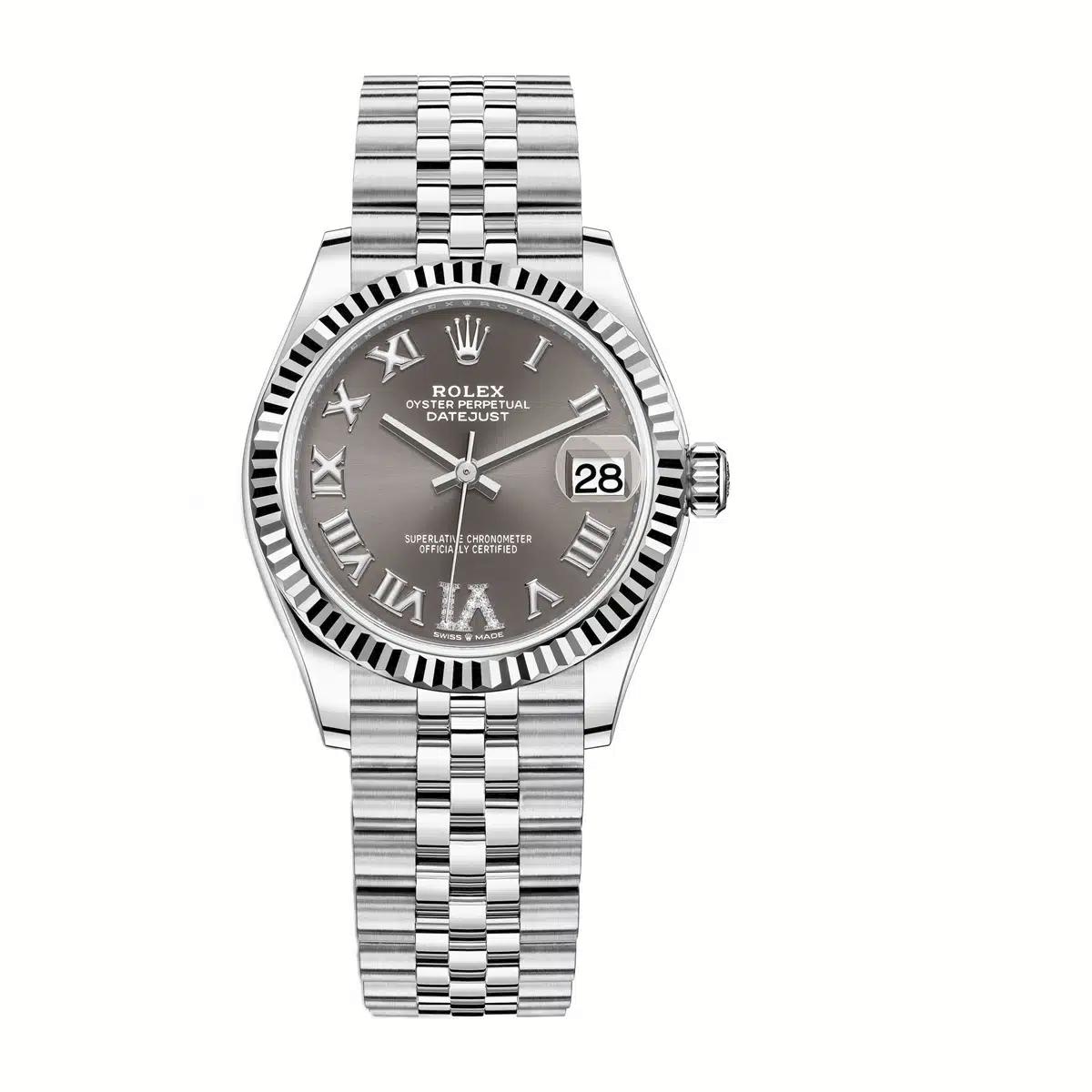 Đồng Hồ Rolex Datejust 278274-0028 31mm Nữ Nâu Xám