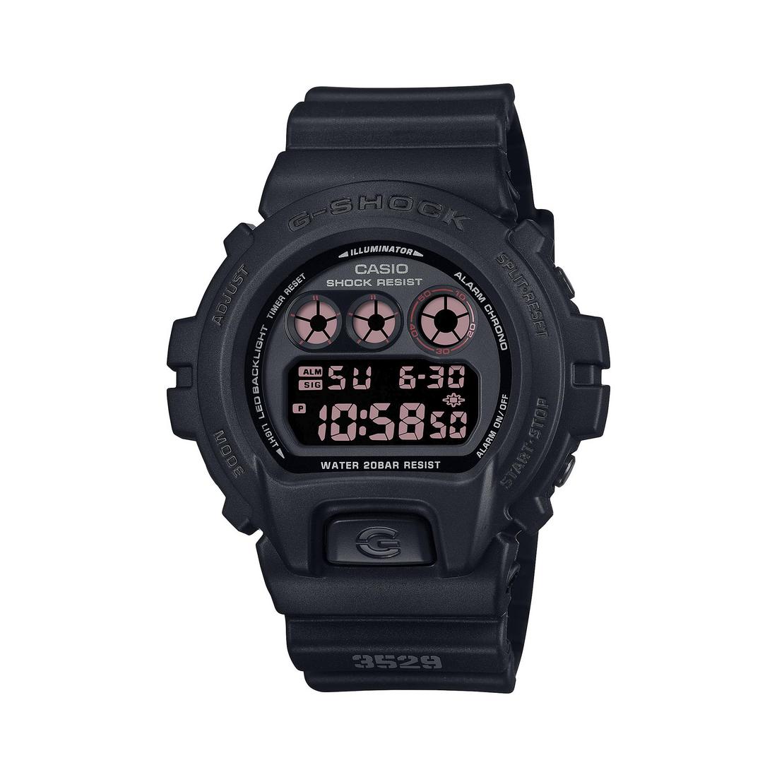 Đồng Hồ Casio Dw-6900Ums-1 Nam Đen