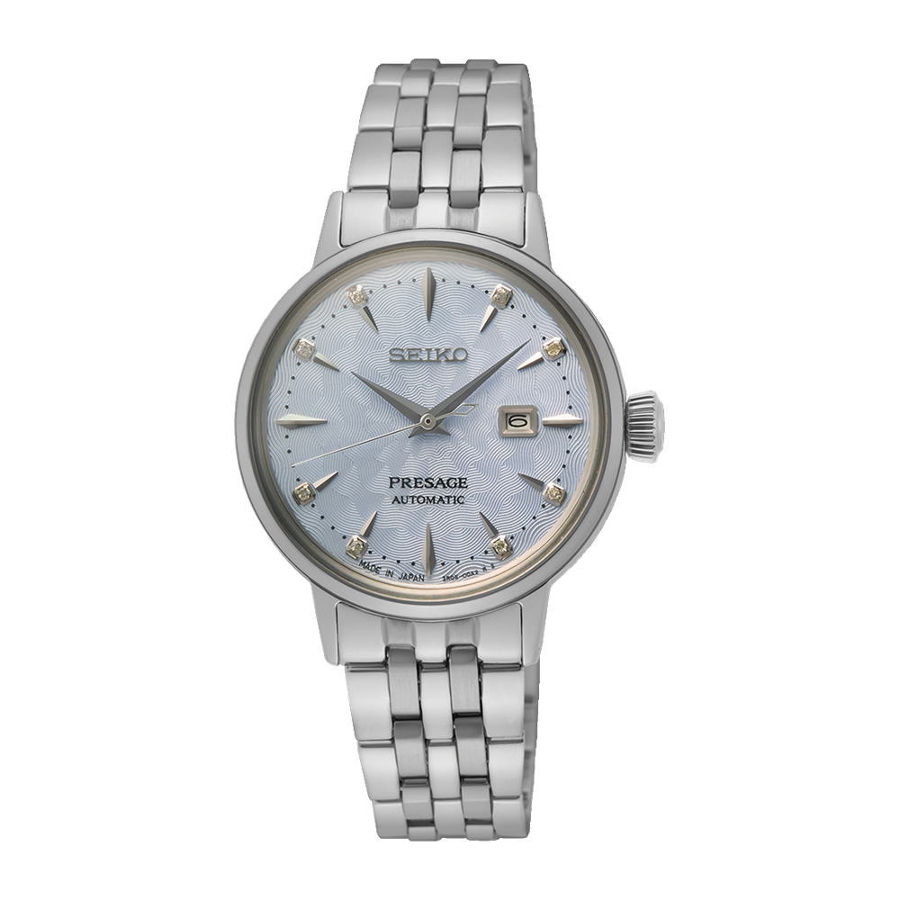 Đồng Hồ Seiko Presage Nữ Xám Xanh