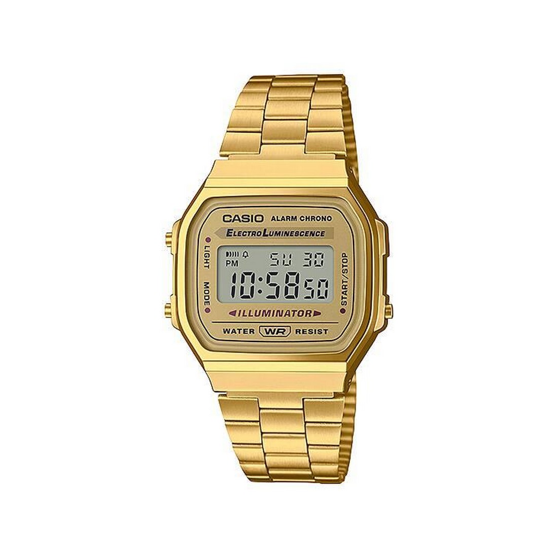 Đồng Hồ Casio A168Wg-9W Nam Vàng