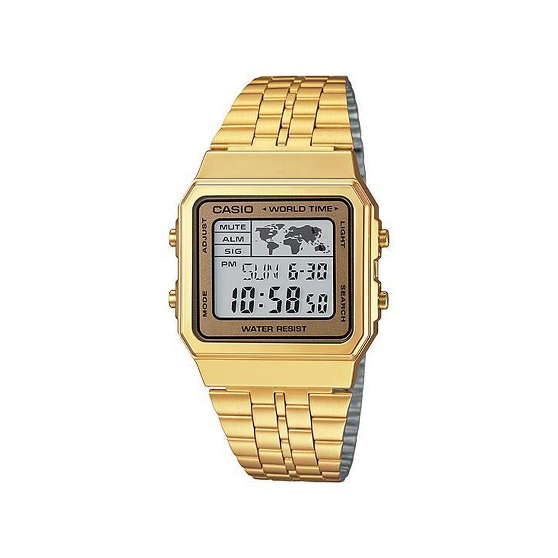 Đồng Hồ Casio A500Wga-9 Nam Vàng