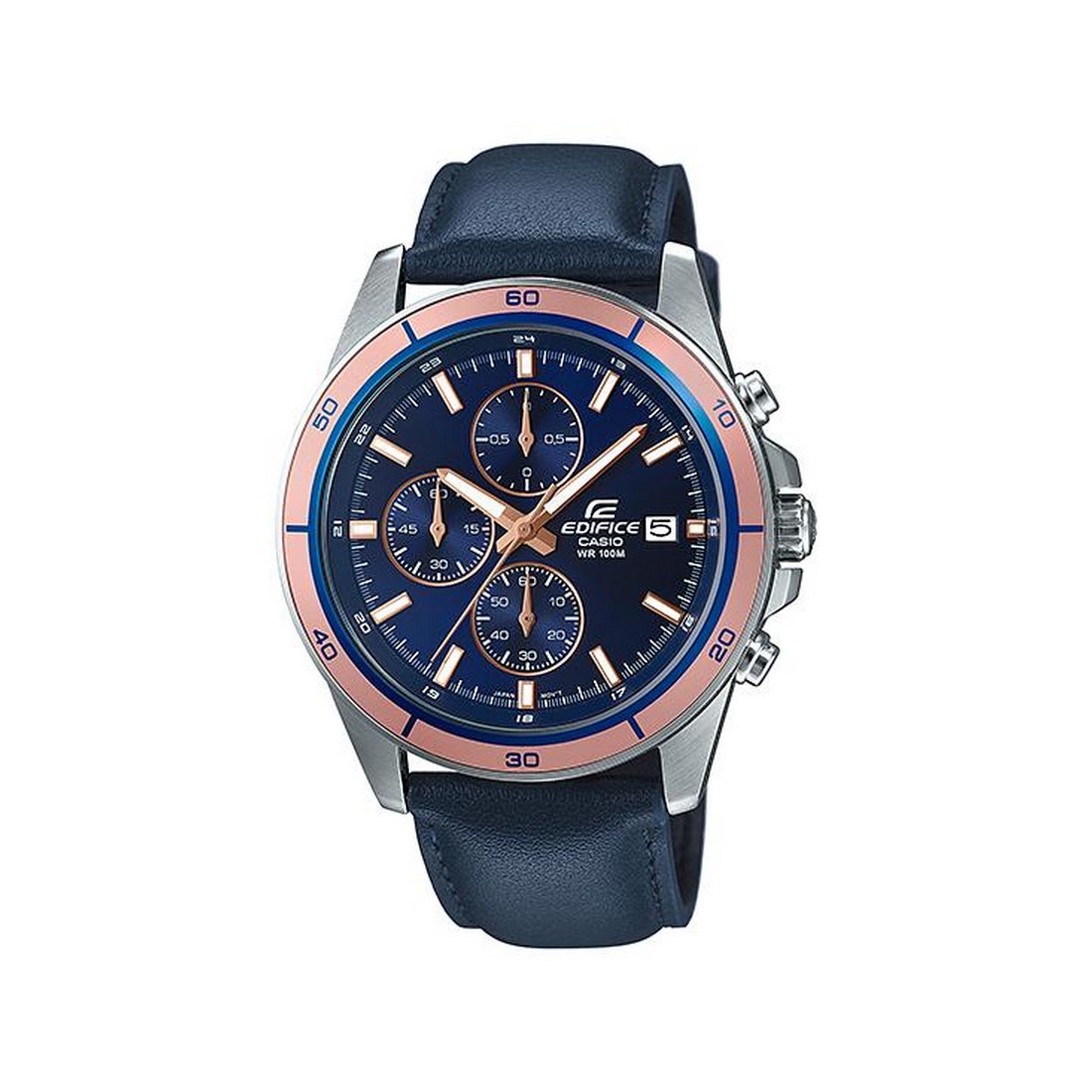 Đồng Hồ Casio Efr-526L-2Av Nam Xanh Nâu Xám